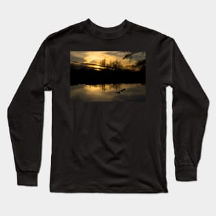 Flatford Mill Sunset Long Sleeve T-Shirt